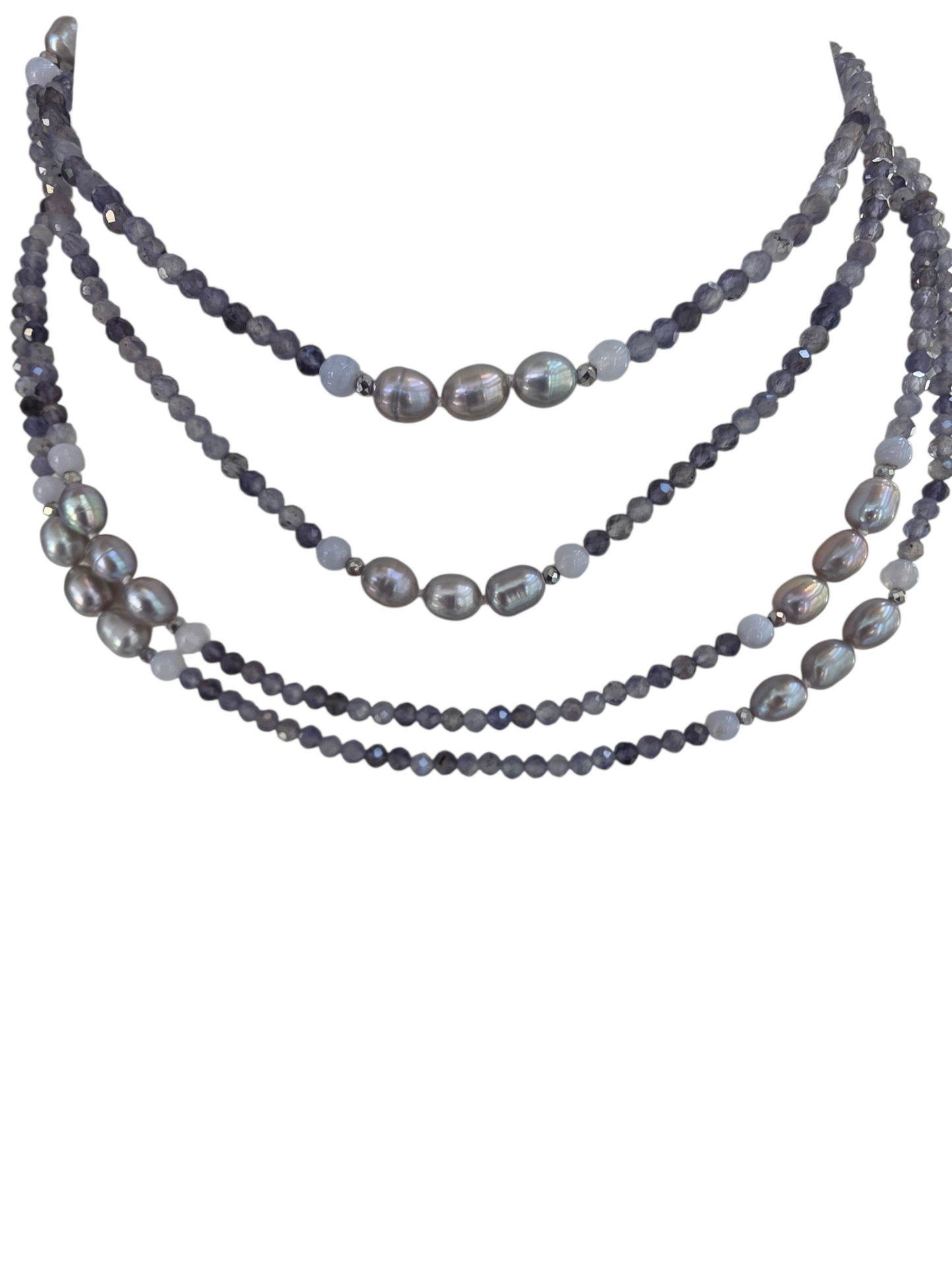 GRAY PEARL NECKLACE