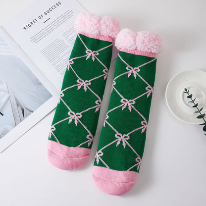 BOW & CHECKERS SOCKS